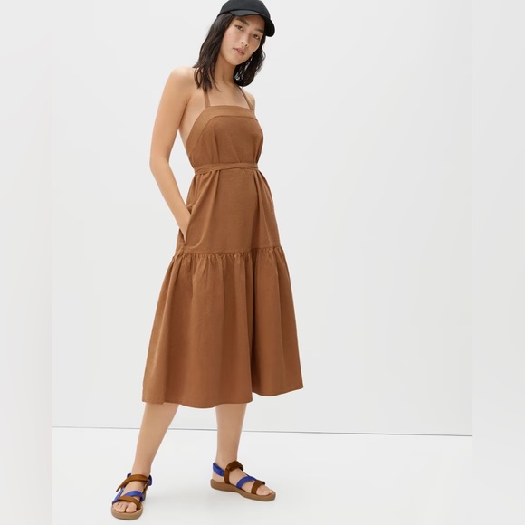 Everlane Dresses & Skirts - EVERLANE • The Pinafore Dress in Brown